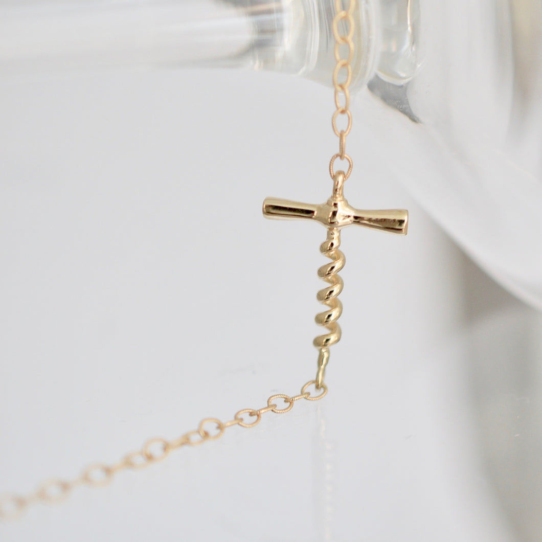 Copy of Cork Screw Bracelet Yellow Gold