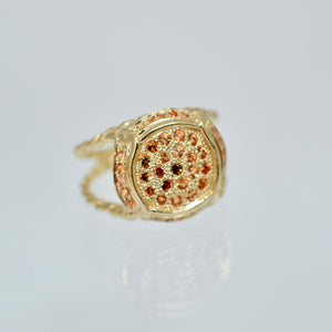 Champers, Baby Ring Orange Sapphire