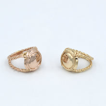 Champers, Baby Ring shown in rose gold and yellow gold - lauralobdell.com