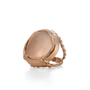 Rose Gold Champers Ring, a witty heirloom by Laura Lobdell